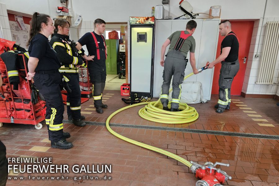 Ausbildung mit der Feuerwehr Mittenwalde
